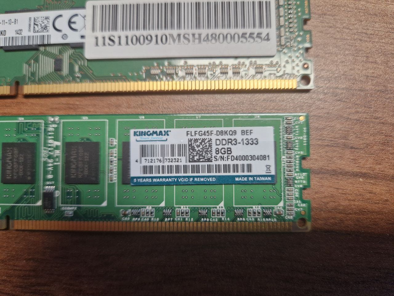 Memoria / RAM: 2 Stück RAM, 8GB, KINGMAX & Samsung – Usato da Wiesendangen venduto da 27viper27 1