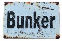 BUNKER - Blechschild  (neu/OVP)