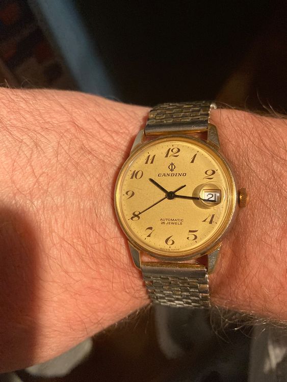Montre Plongeur Vintage Candino Compressor - Acier Automatique 200m - Années 60