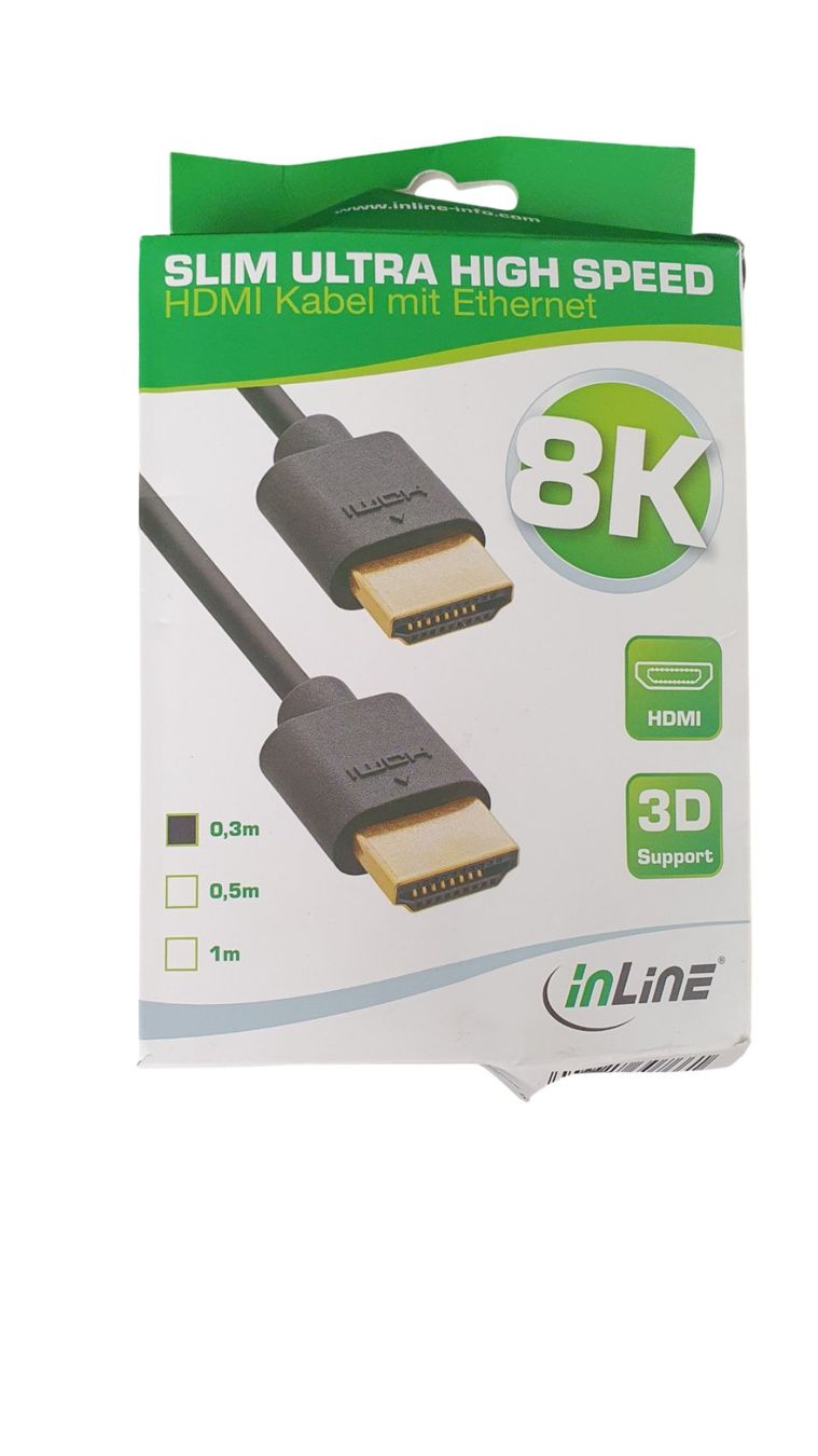 Cavi: INLINE HDMI Kabel mit Ethernet – Nuovo (secondo la descrizione) da Wangen b. Olten venduto da Restwert_Wangen