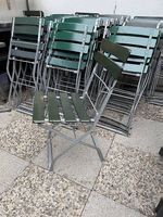 20x Biergartenstühle grün
