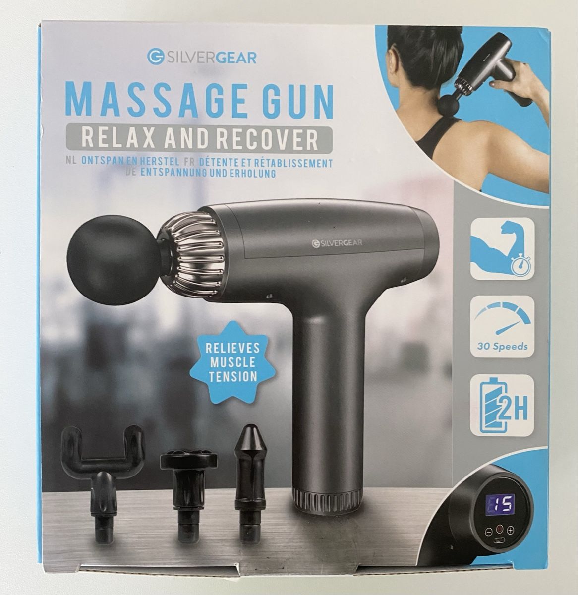 Massagegeräte: Massagepistole Silver Gear  – Gebraucht aus Widen von chj_d7hl