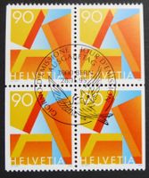 1995 - CH - Znr. 887H / 4-er Block - MH - ES - 28.11.1995