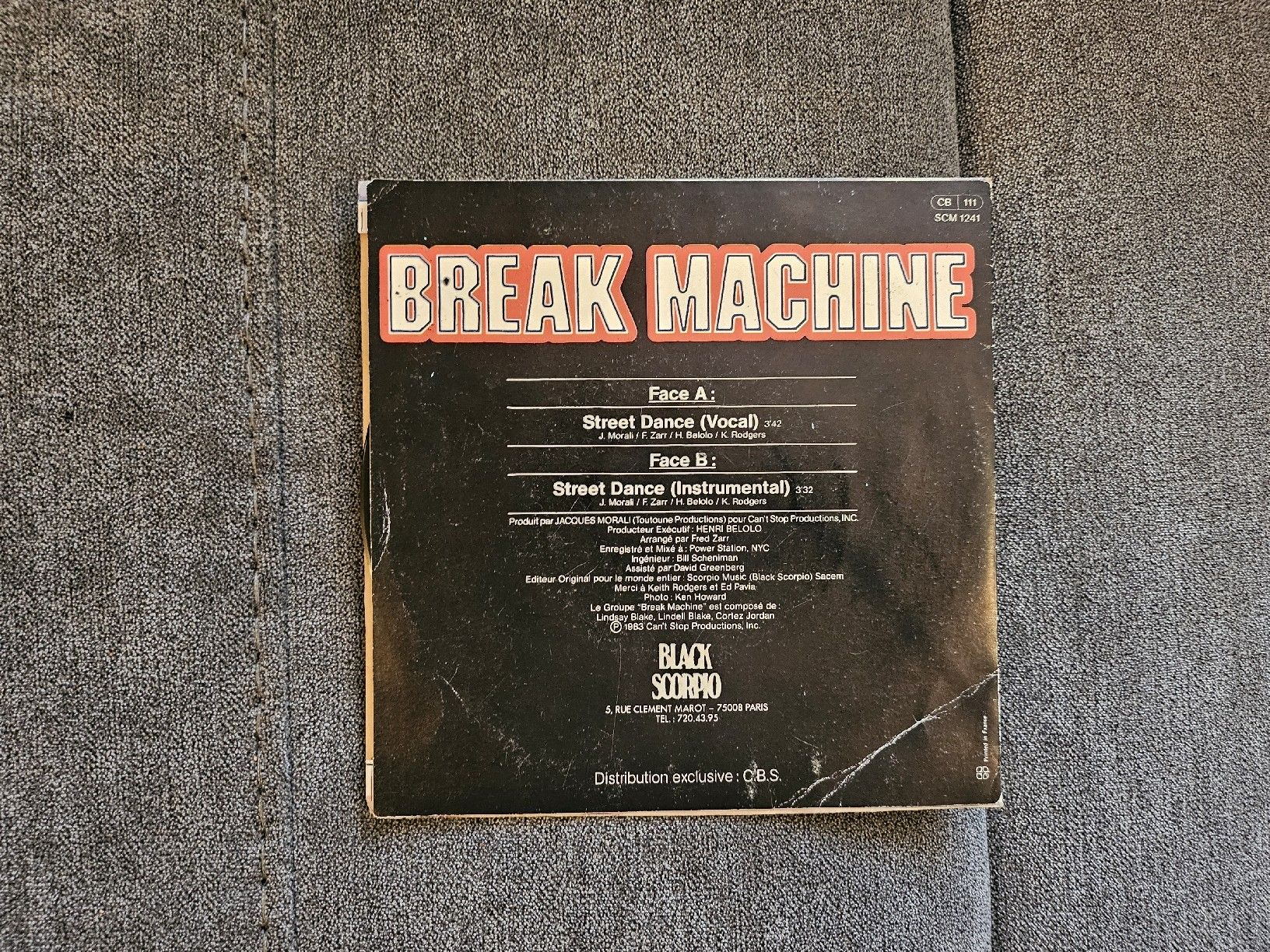 Dischi in vinile: 1983 BREAK MACHINE - Street Dance 45t – Usato da VERNIER venduto da _Swiss_ 1