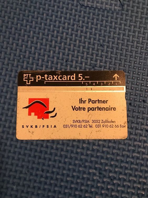 Cartes de téléphone: Taxcard 5.- SVKB/FSIA Besamungsstationen – D'occasion à Gossau SG par schlitzerdemon