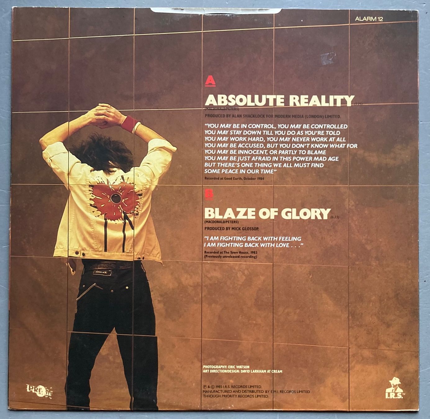 Vinyles: THE ALARM - THE ALARM – D'occasion à Poliez-Pittet par Newtown-Records 1