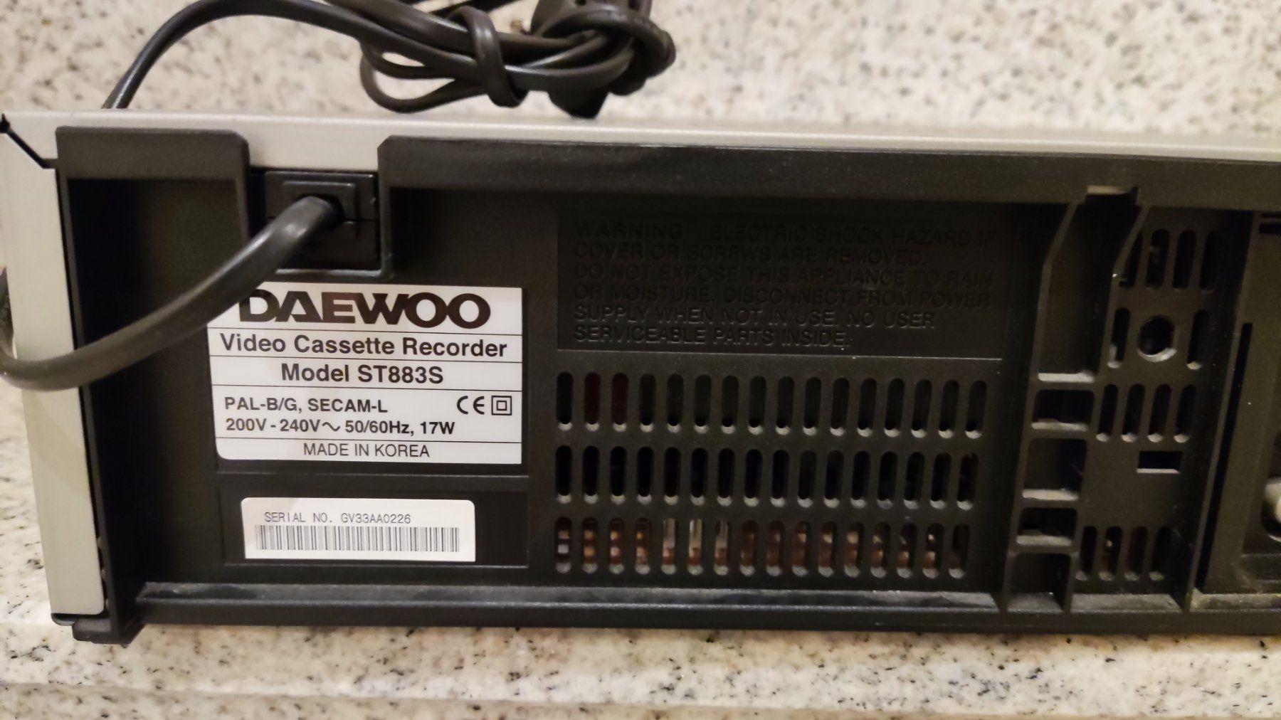 Daewoo Aufnahmegeräte: VHS-Videorecorder ST883S - DAEWOO ✅ – Gebraucht aus Schongau von Retro_Shop 5