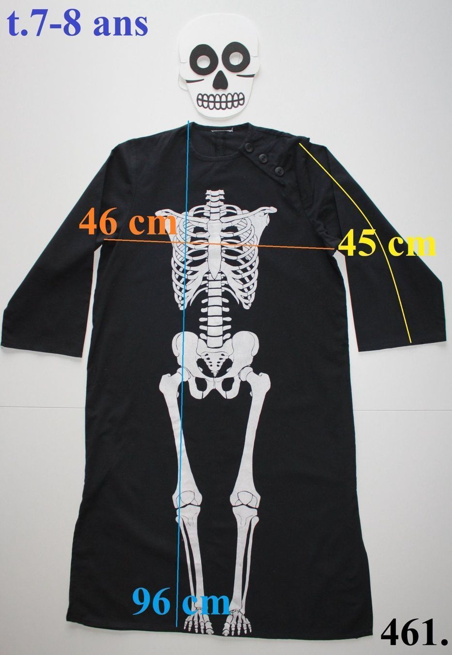Costumi: Costume squelette / Skelett t. 7 - 8 ans – Usato da Peseux venduto da CoolShoping 1