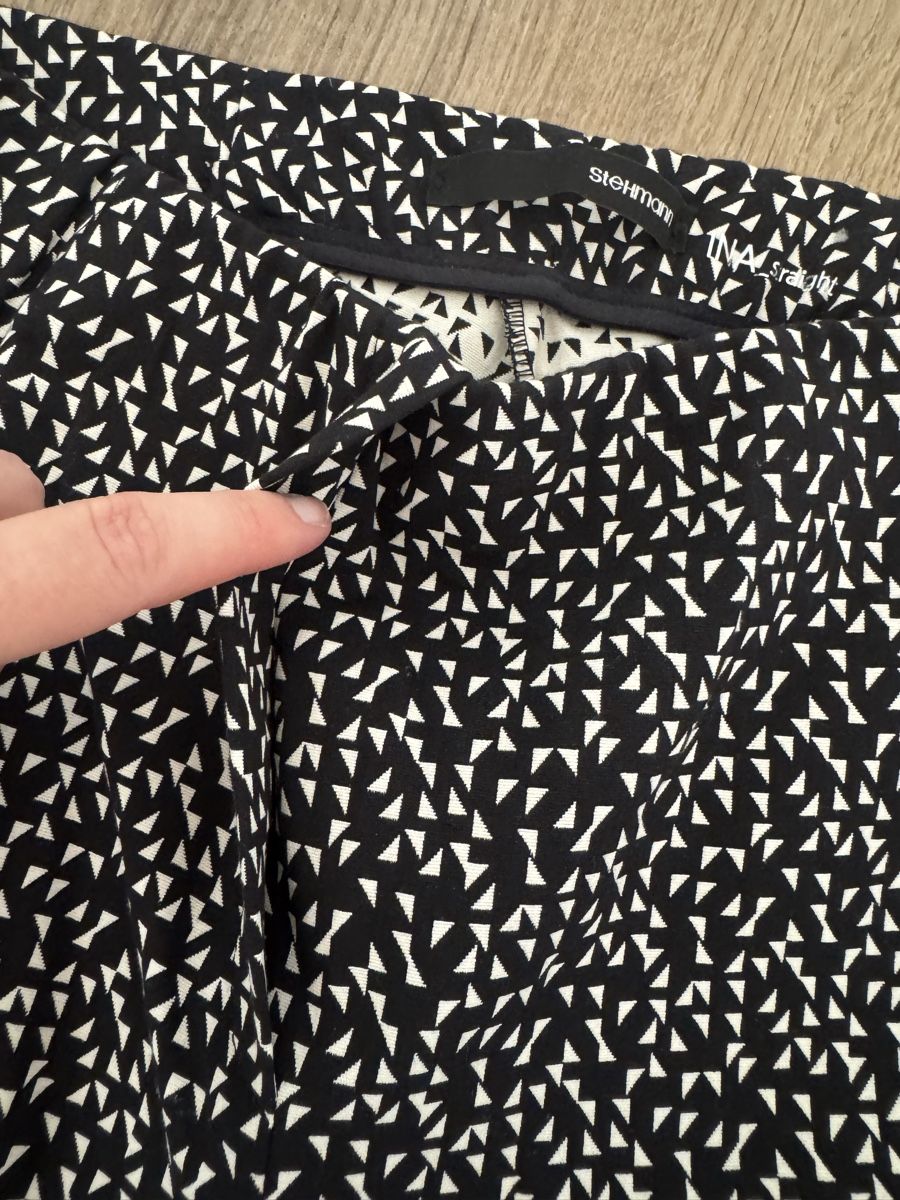 Pantaloni: Stehmann leichte Hose Gr. 36 / S weiss schwarz – Usato da Fislisbach venduto da KolibriSecondhand 4