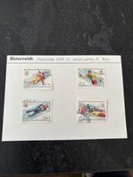 Kompletter Satz österreichischer Briefmarken von 1975 – Olym
