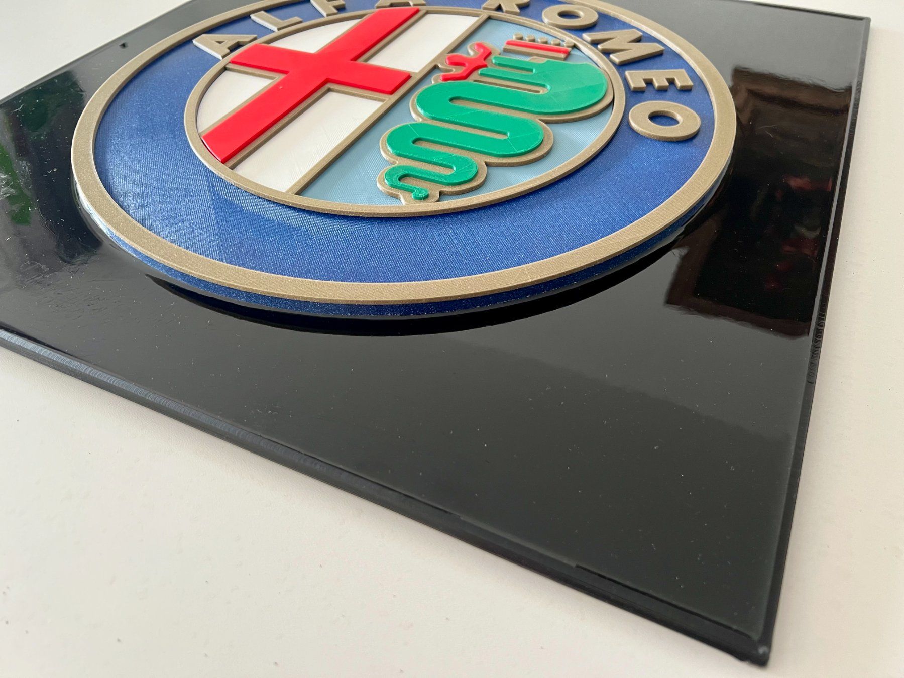 Dipinti: ALFA ROMEO 3D print exclusive artwork - with Certificate – Nuovo e nell'imballaggio originale da Le Mont-sur-Lausanne venduto da luxurylover 1