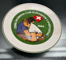 Erinnerungsteller Eidg. Schwingfest Langenthal 1983