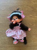 Monchhichi Puppe mit Blumenkleid guter Zustand