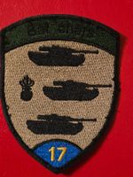 Panzer Abzeichen Badge Bat chars 17 blau