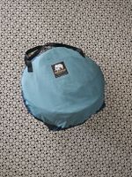 Deryan travel cot pop-up tent blue used good condition
