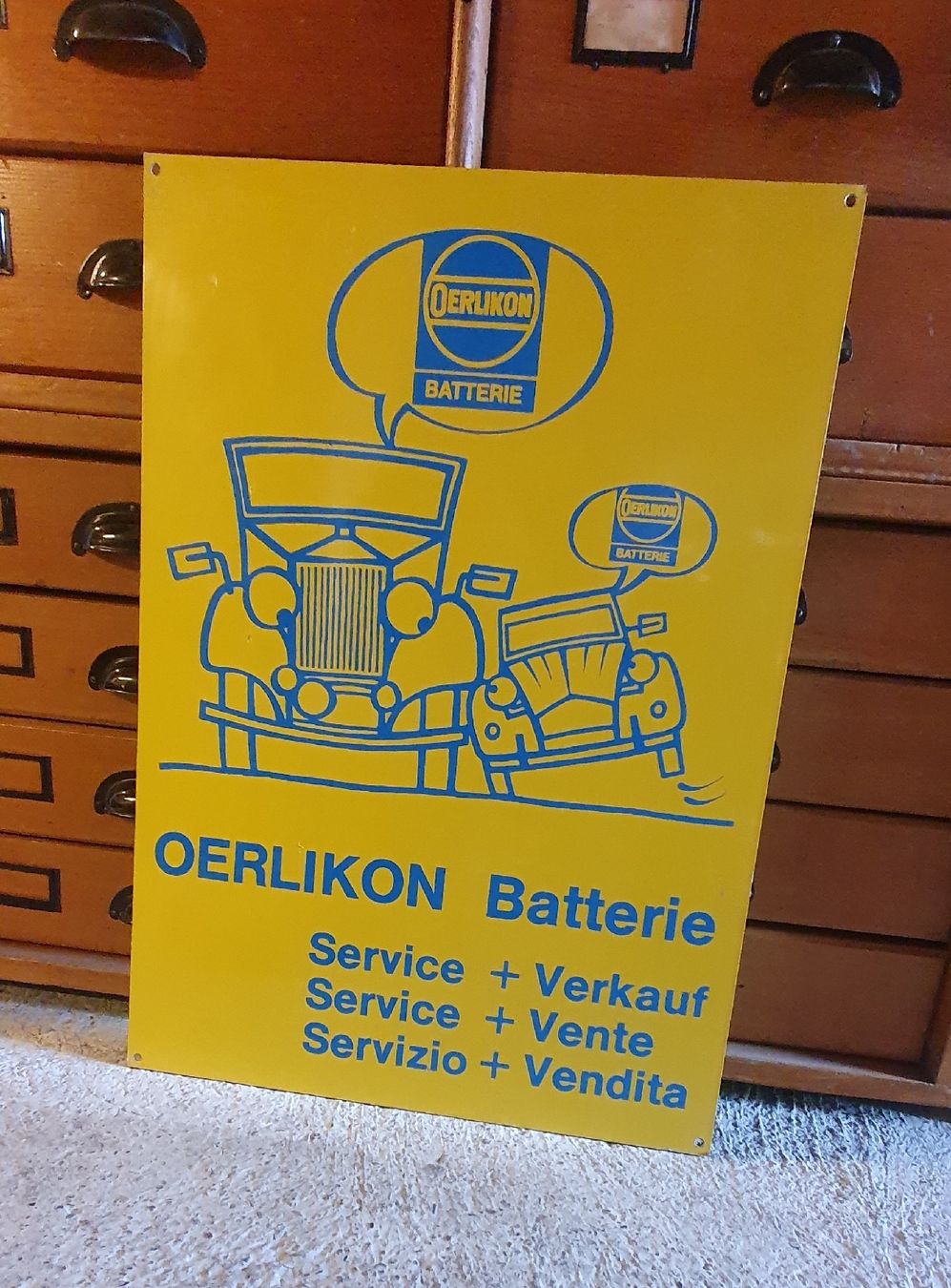 Insegne: Blech Schild Werbung kein Emailschild mit 2CV Ente – Usato da Neuenkirch venduto da etaner62 2