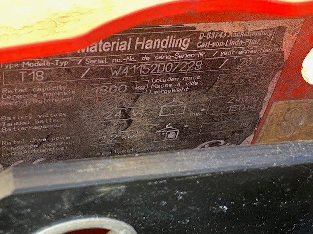 Linde Gabelstapler & Hubwagen: Linde Elektro-Hubwagen T18 – Gebraucht aus Laufen von VERARMUS11 5