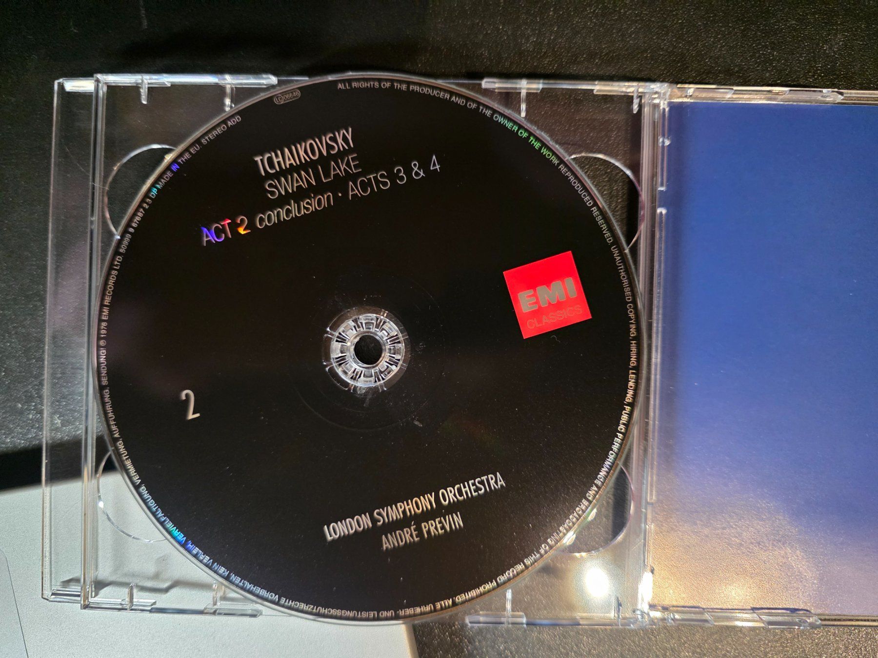 CDs: Doppel CD- Tchaikovsky - Swan Lake - André Previn – Gebraucht aus Walterswil BE von Lonitti 3