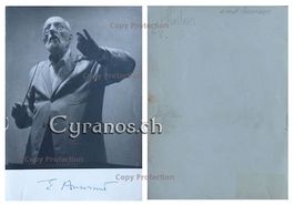 Ernest Ansermet (1883-1969) Dirigent - signiertes Bild