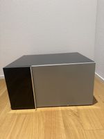 Modernes Nachttisch mit Schublade schwarz/grau