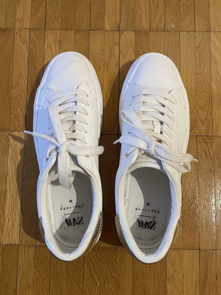 Zara Damenschuhe: Zara Sneaker – Weiß, Grösse 39 – Gebraucht aus Hausen am Albis von Kleiderschrank.Elena 8