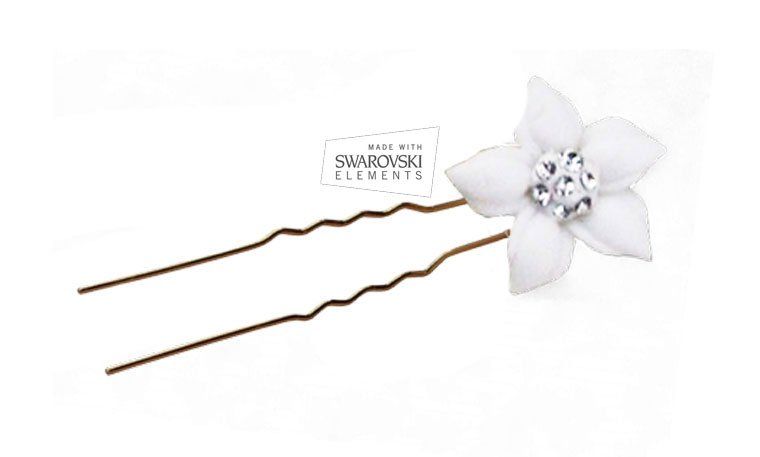Swarovski Accessori per capelli: Haarnadel Made mit Swarovski Crystals, Keramik – Usato da Bottenwil venduto da anh_5brz