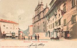 Bellinzona TI Piazza della Cattedrale