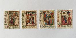 Briefmarken Schweiz 1988 Pro Patria, Stempel Ausgabetag