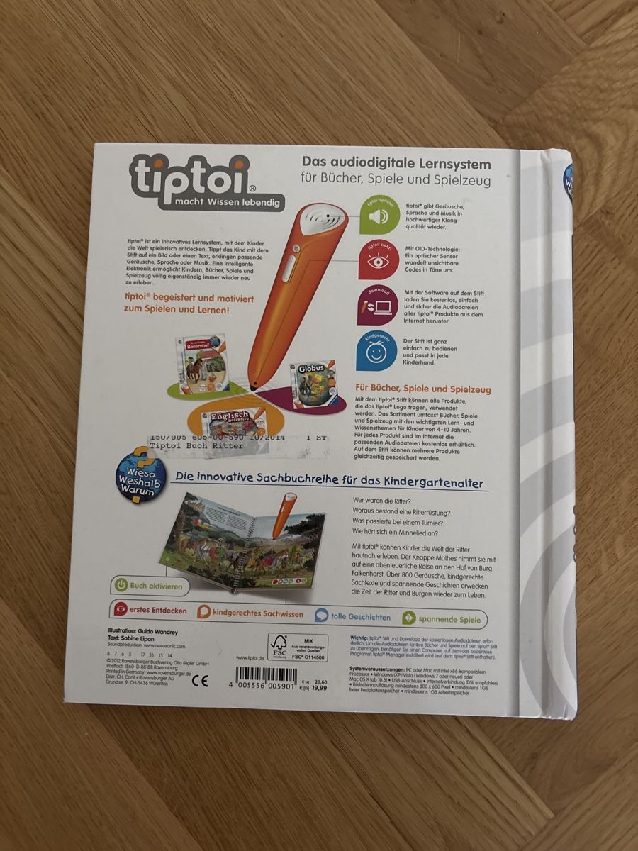 Libri: Zip Toi Buch, Ritter von Ravensburger – Usato da Wohlen AG venduto da Michi761 1
