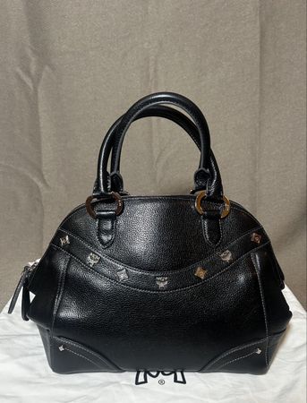 👜 MCM Handtasche Schwarz – guter Zustand