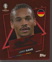 EURO 2024 Topps sticker Star Player Foil Signature L. SANE