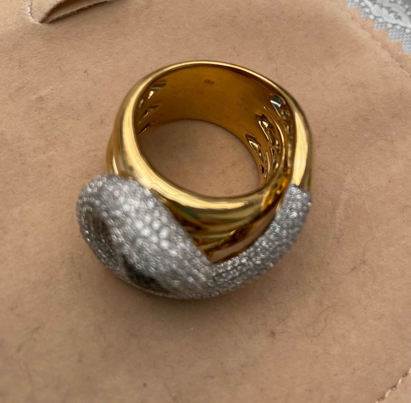 Anelli: Schlangen-Ring 750 GG/WG mit Brillanten – Nuovo (secondo la descrizione) da Wettingen venduto da taloo 2