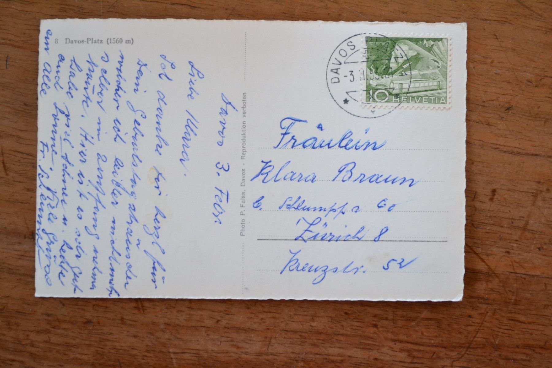 Cartes postales: AK Davos-Platz GR – D'occasion à Beinwil am See par kajak55 1