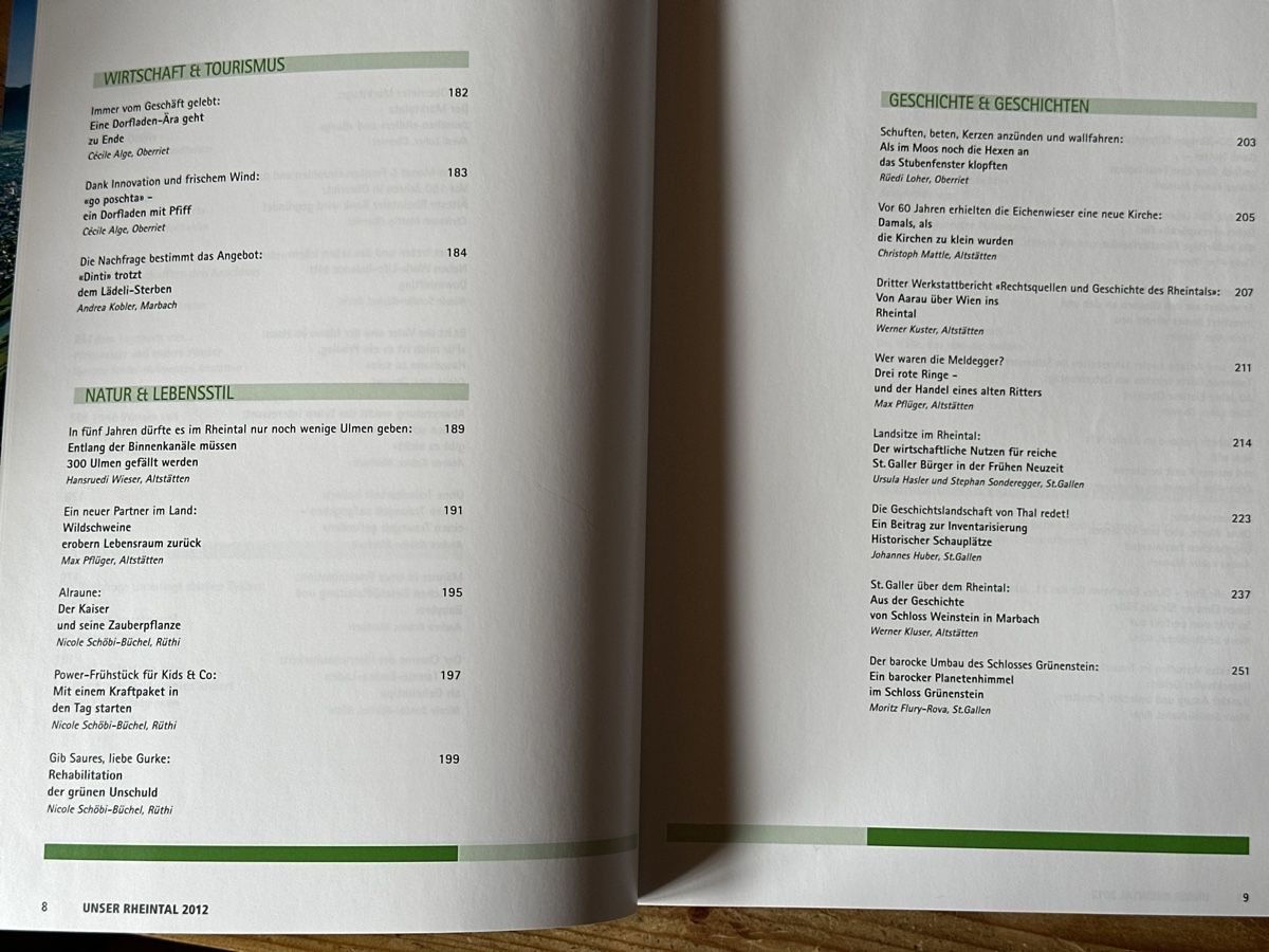 Libri: Unser Rheintal 2012 – Usato da Berschis venduto da Vild1 4
