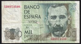 Spanien 1000 Pesetas 1979