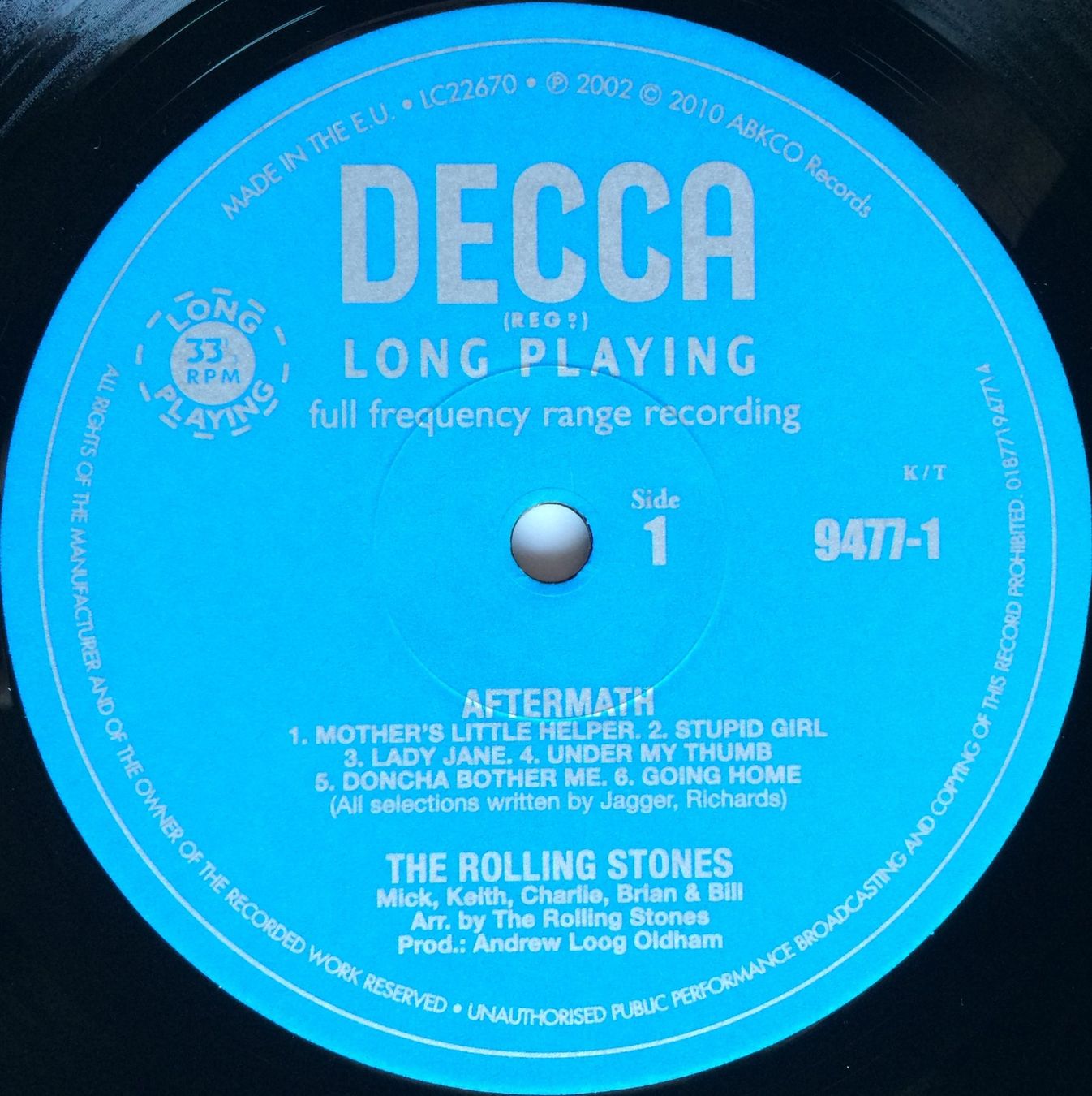 Schallplatten: ROLLING STONES - AFTERMATH – Gebraucht aus Bottens von hotter-than-hell 2