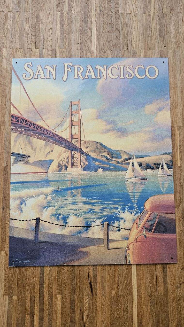 Schilder: Wandbild San Francisco Golden Gate Bridge Blechschild – Gebraucht aus Cham von _Chruesimuesi_ 2