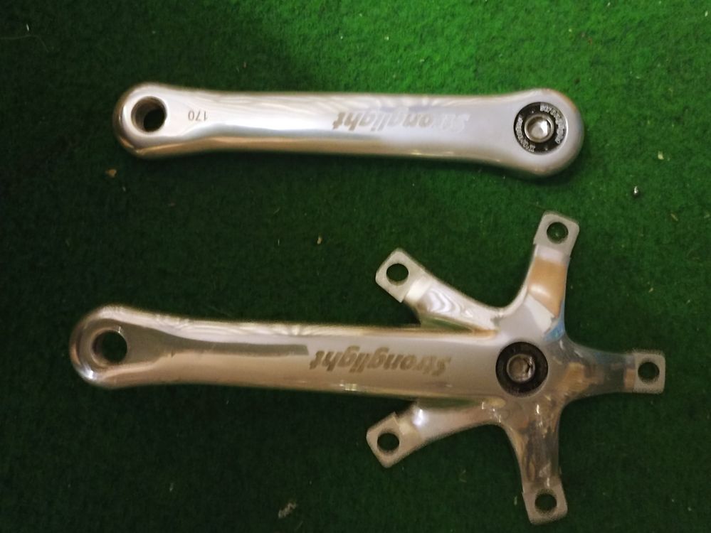 Pédalier Stronglight France Années 1970 + Boîtier - Vintage Vélo Course