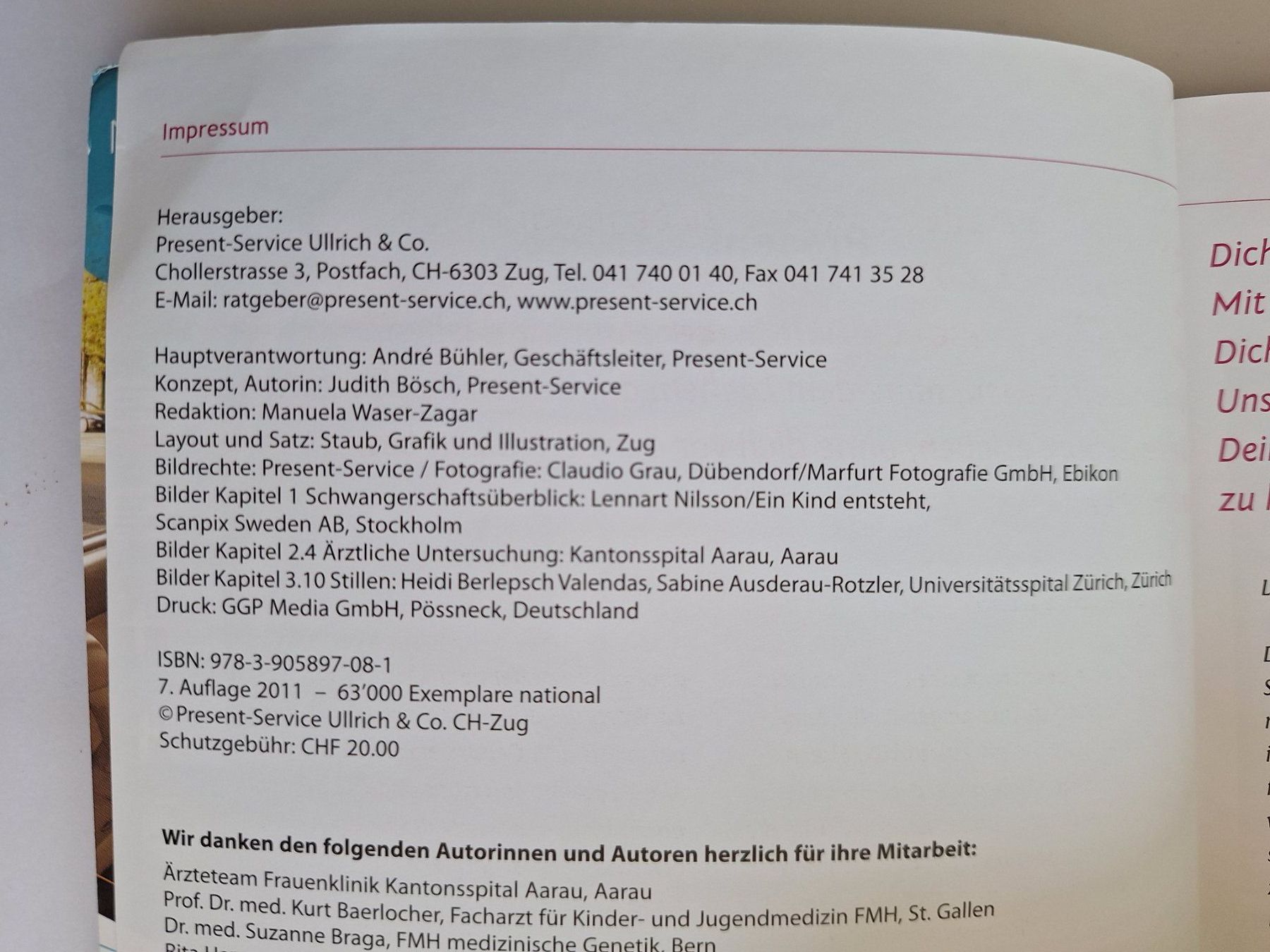 Libri: Ratgeber Schwangerschaft und Geburt – Usato da Zürich venduto da t24_de 2
