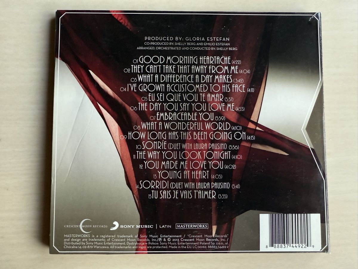 CDs: Gloria Estefan - The Standards CD 2013 – D'occasion à Oberried Brienz par Chyara 1
