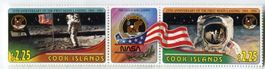 Briefmarken "Apollo 11". Cookinseln.