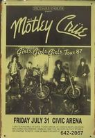 Rusty Blechschild-MÖTHLEY CRUE-GIRLS GIRLS