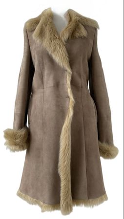 Strenesse Winter Lammfell Mantel Gr. 36 Top Zustand!