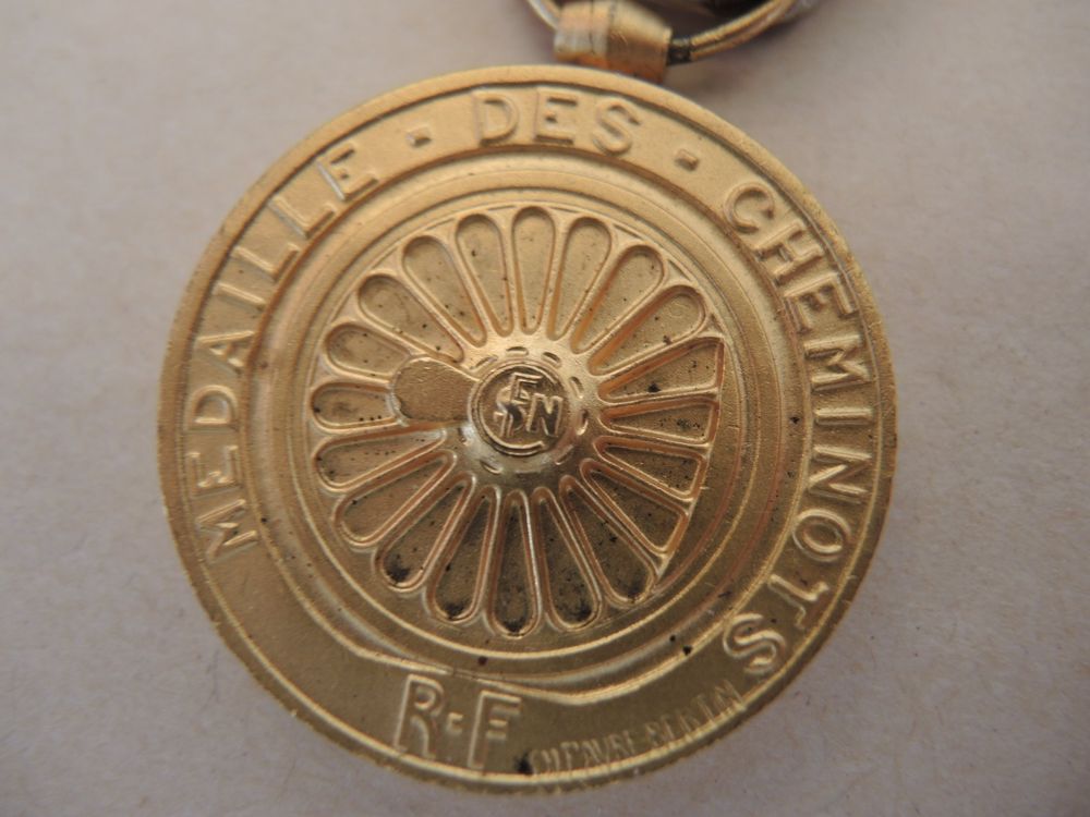 Médaille Croix Rouge France, Cheminots Chrétiens, Vintage