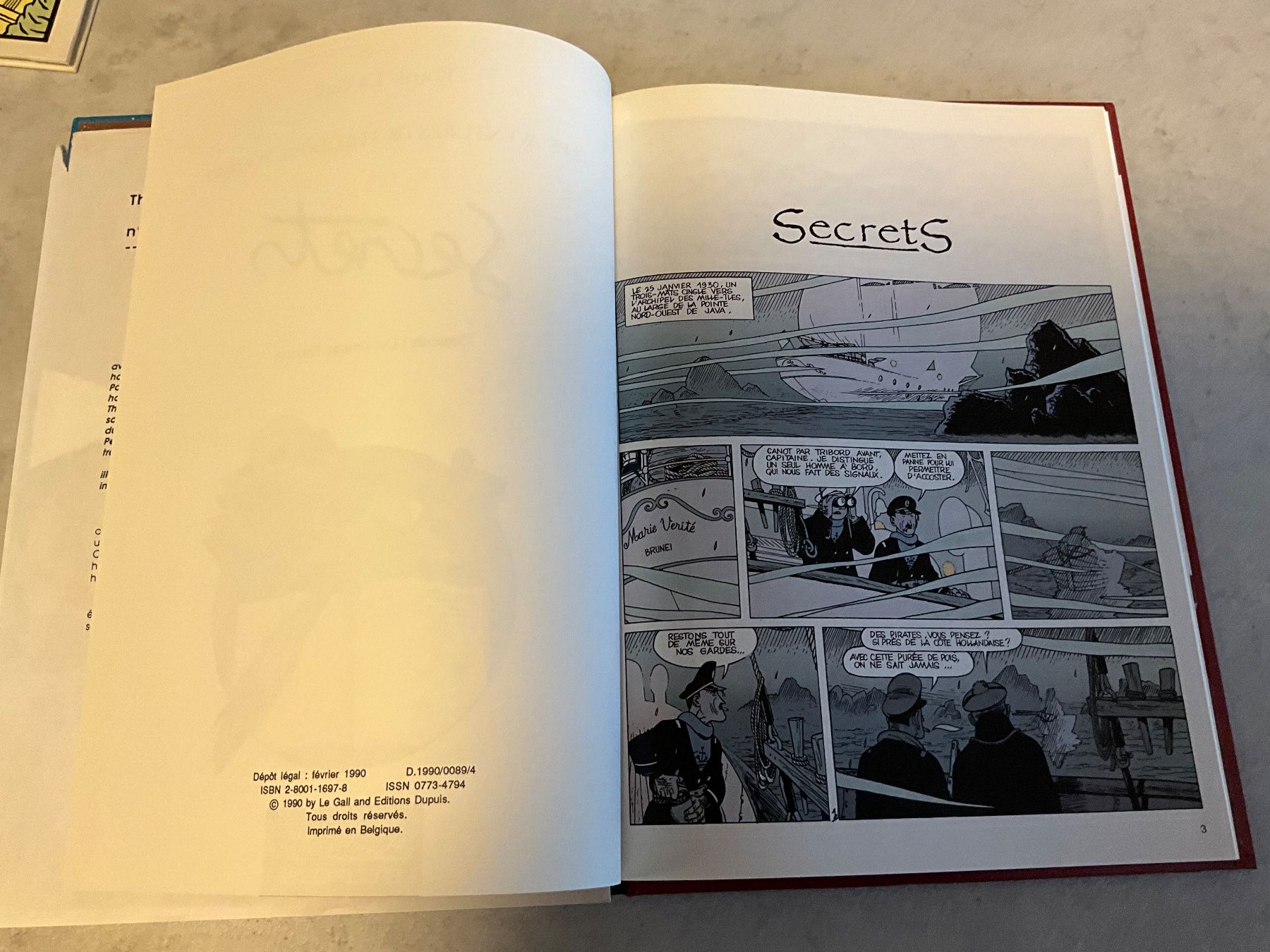 Comics: EO Theodore Poussin 4: Secrets – Gebraucht aus Agriswil von Ueli03 1