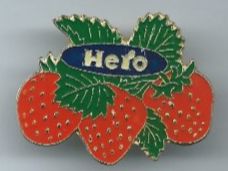 Placchette & Badge: Hero Erdbeer Pin – Usato da Zürich venduto da t24_de