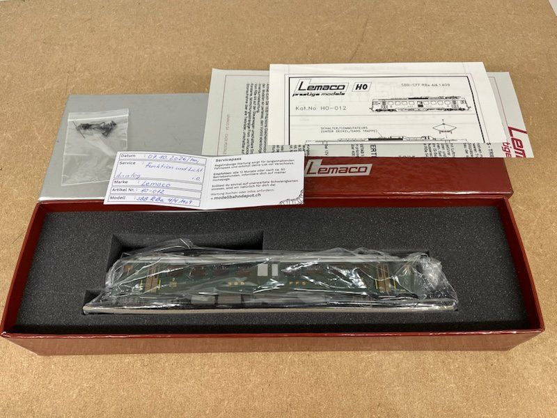 Lemaco Modelleisenbahnen: SBB Triebwagen RBe 4/4 Lemaco DC – Gebraucht aus Büsserach von ModellbahnDepot 5