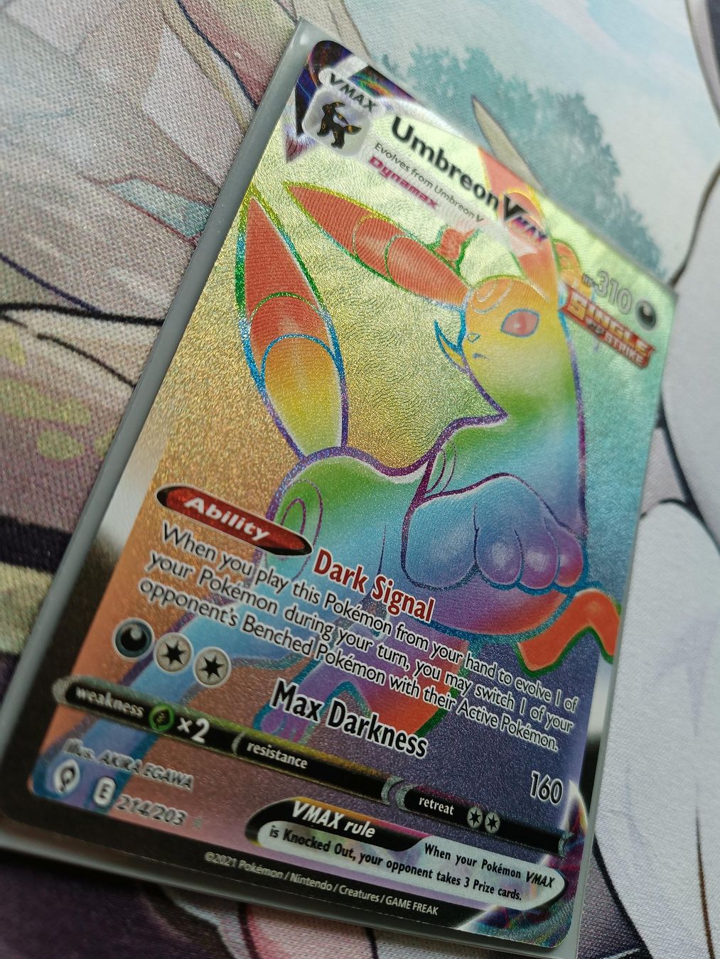 Pokémon Sammelbilder & Trading cards: Umbreon VMax Rainbow – Gebraucht aus Altstätten SG von  1