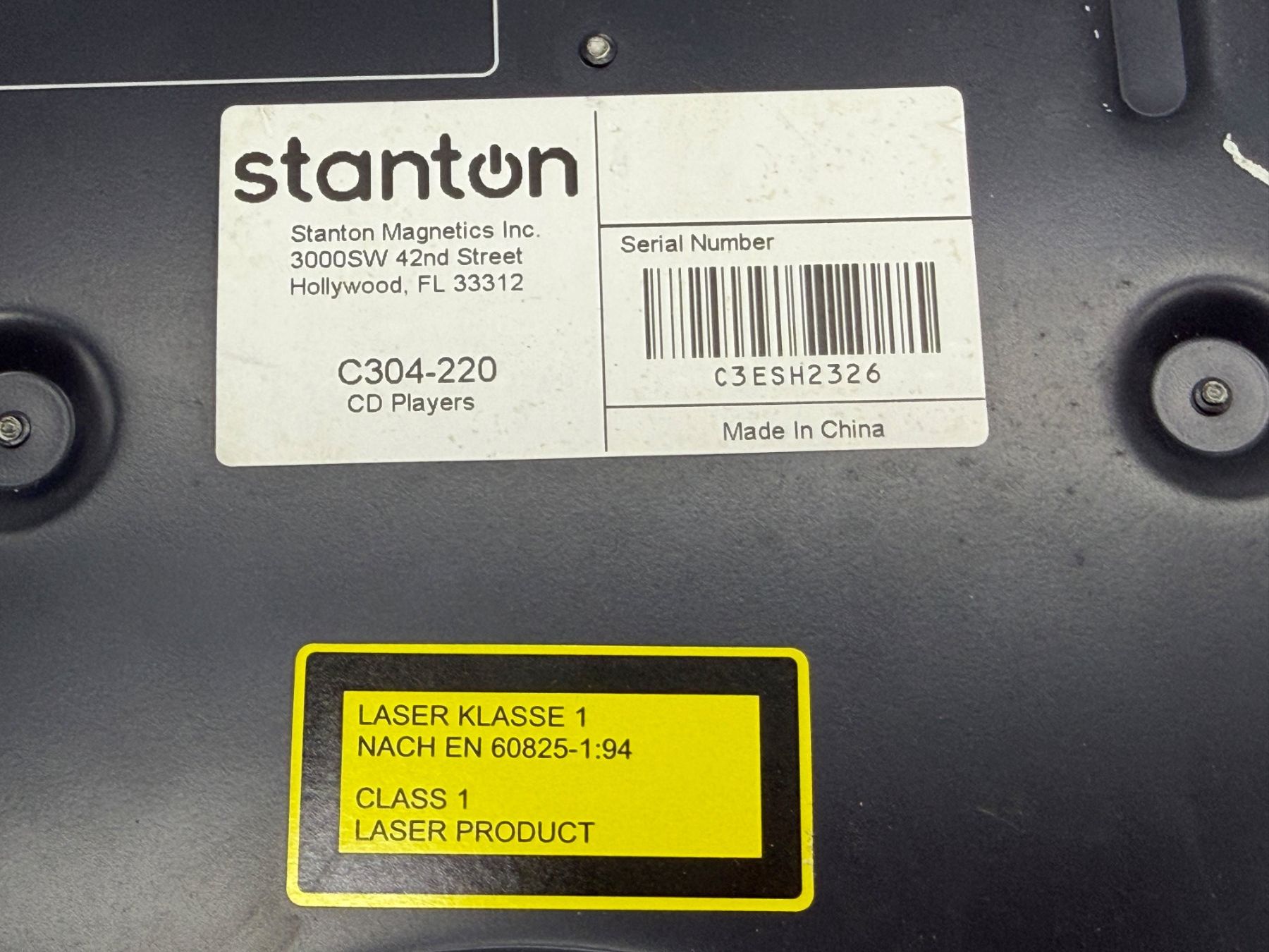Audio- & Mediensysteme: Lecteur CD DJ Stanton C304-220 – Gebraucht aus Morges von 1tiquaire 5