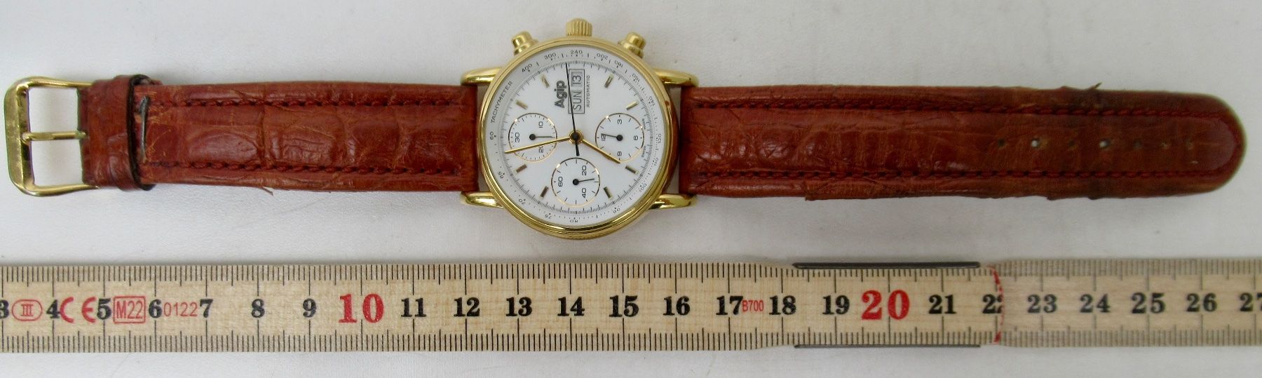 Orologi: Uhr Agip Automatic Vergoldet – Usato da Bern venduto da Colligentes 6